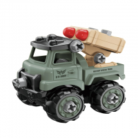 Plastic Diy  Assemble Model Car Military Vehicles educational toy