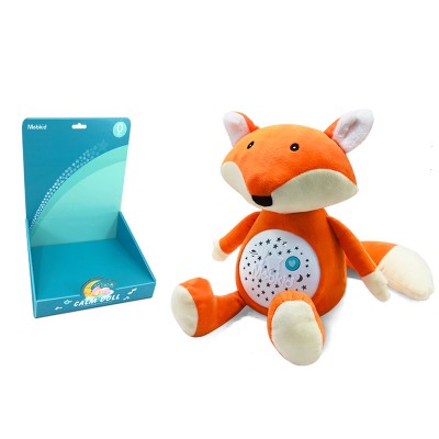 Child baby plush fox educational music rope flash calm doll