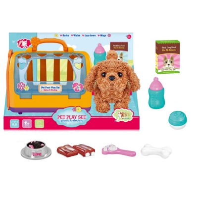 Care Pet Play Set Grooming Game Kids Salon Kid Beauty Toy B/o Dog