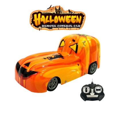 1:20 Scale RC  Halloween Pumpkin Cart Light Battery Power Vehicle Radio Control Car Toy For Kids