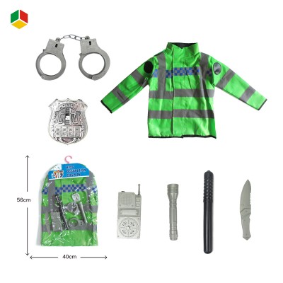 Pretend Play Role Playing Policeman Pretend Toys Personalized Children Halloween Police Costume For Wholesale