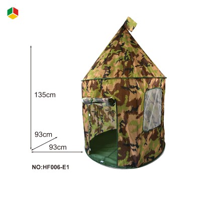 Children's Camouflage Portable Play House Pop Up Kid Tent Indoor Baby Yurt Construction Toys House Sleeping