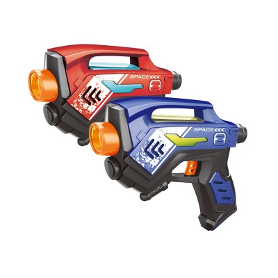 Electric Kids Interactive Plastic Toy Laser Tag Gun Weapons Toys Set For Kids With Light Sound Vibration