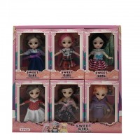 Mini doll toys for girls with all kinds clothes small toy doll