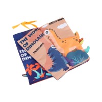 Kids Early Learning Educational Dinosaur Baby 3D Soft Story Cloth Books